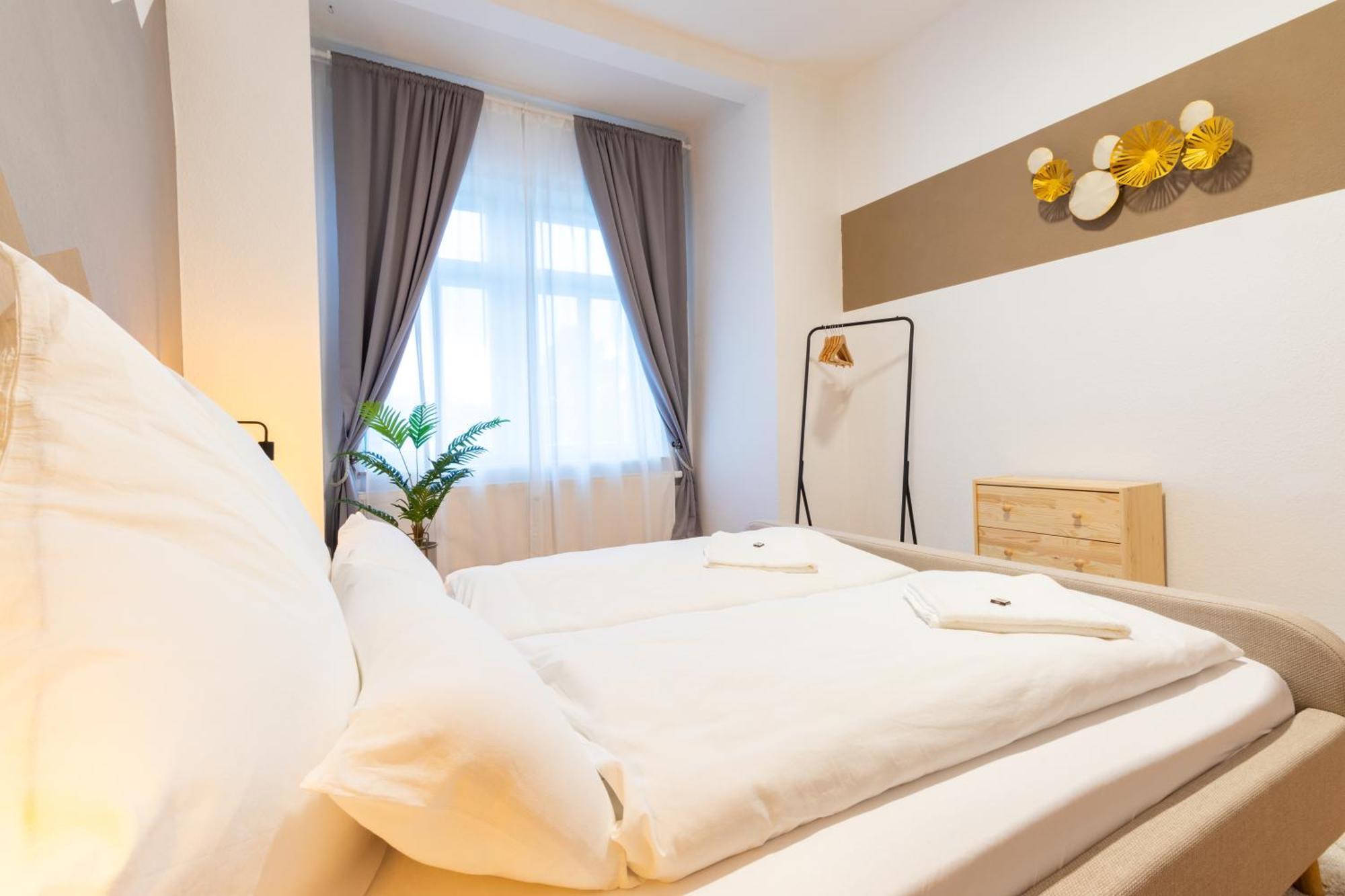 Stadtnatur Apartment Am Kuechwald - Mit Balkon, Streaming-Tv, Badewanne, Arbeitsplatz Chemnitz Exterior foto